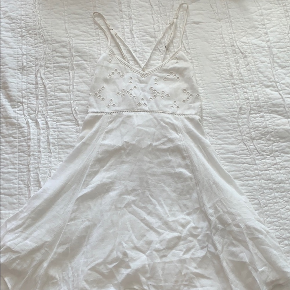 White beachy dress